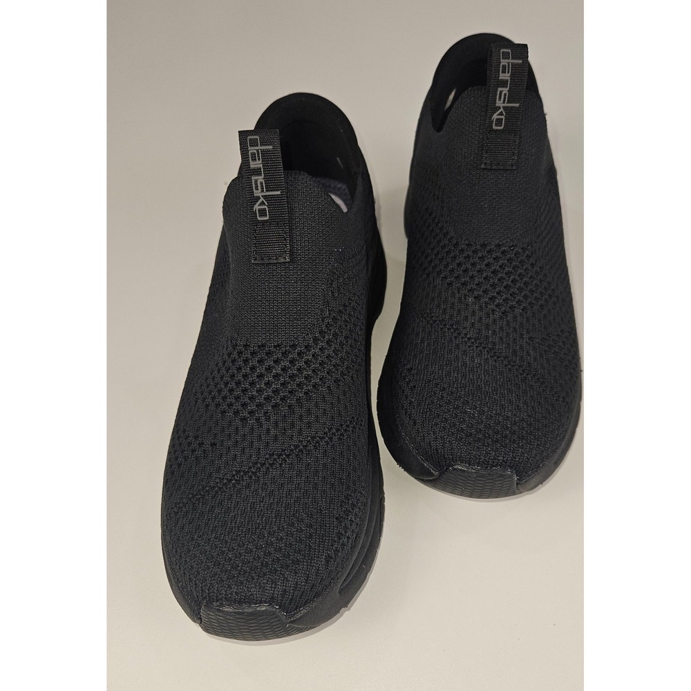 Women EU Sz 37‎ / US Women 6.5 - 7 - Dansko Fabric Black Knit Slip-On Shoes New